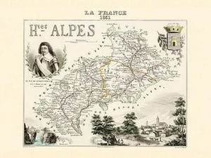 Hautes-Alpes by Par M. Vuillemin - Art Print