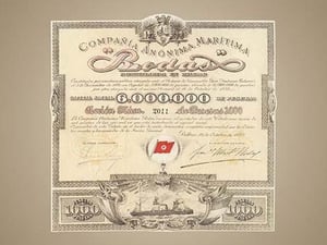Compania Anonima Maritima 'Brodas' - Art Print