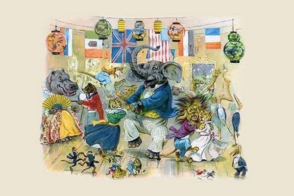 They Gave a Splendid Dance on Night by G.H. Thompson - Art Print