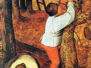 Beginning of Spring - Detail - by Pieter the Elder Brueghel #2 - Art Print