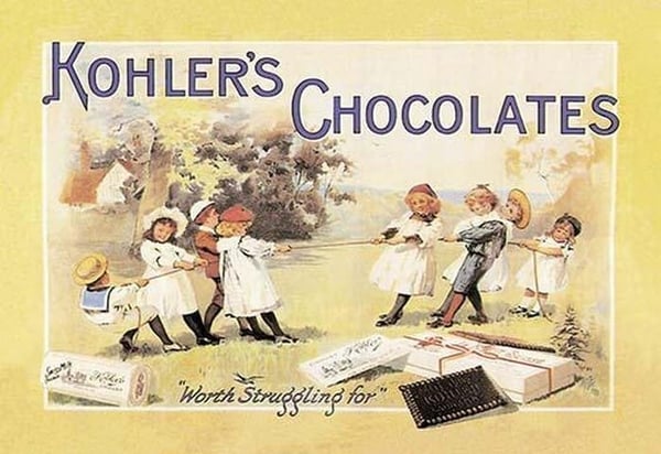Kohler's Chocolates - Art Print
