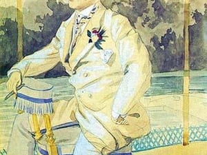 A Dandy by James Tissot - Art Print