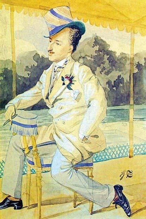 A Dandy by James Tissot - Art Print