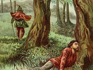 Three Heads and Robin Hood - Art Print