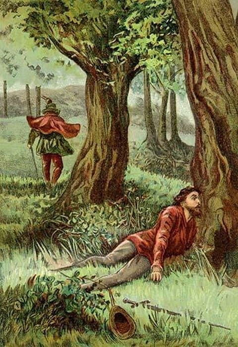 Three Heads and Robin Hood - Art Print