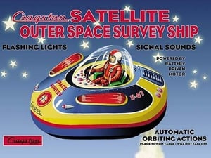Cragston Satellite Outer Space Survey Ship - Art Print