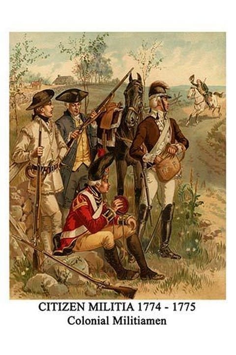 Citizen Militia 1774 - 1775 Colonial Militiamen By Henry Alexander Ogden - Art Print