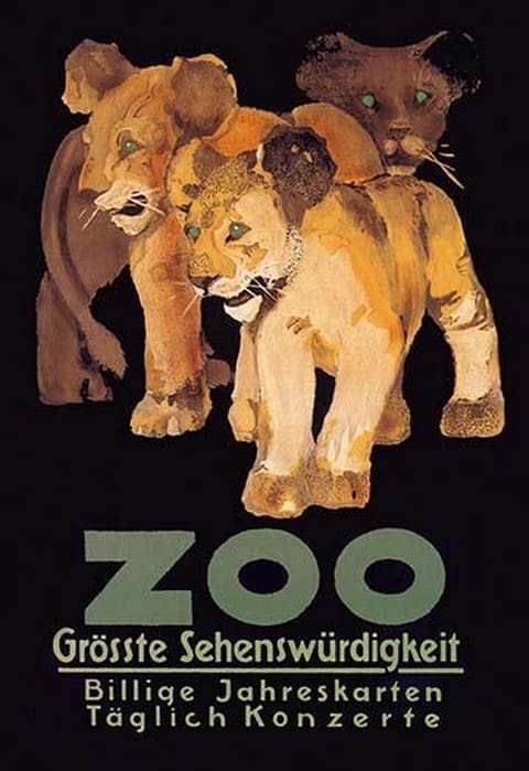 Zoo Grosste Sehenswurdigkeit - Art Print