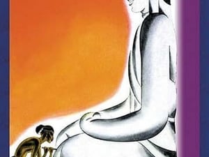 Burmese Sculptor at the knees of Buddha by Frank McIntosh - Art Print