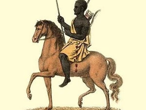 A Horse Soldier - Art Print
