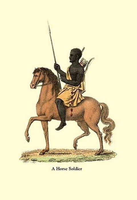A Horse Soldier - Art Print