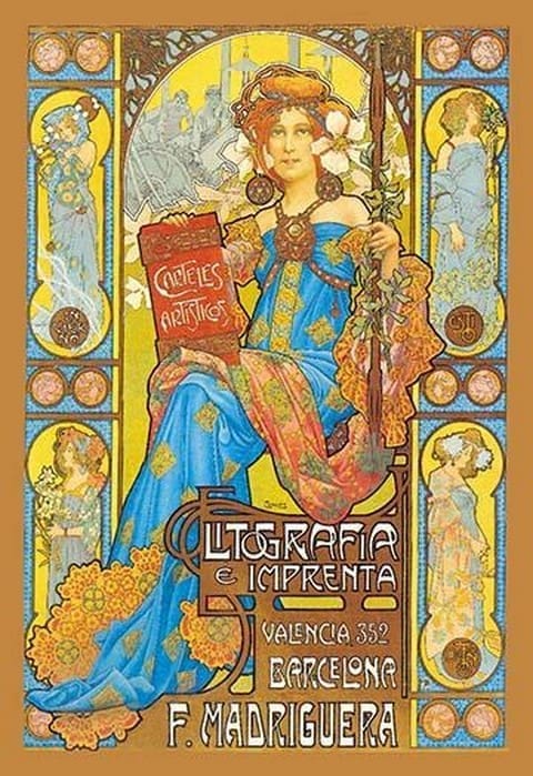 Litografia e Imprenta by Josep Aluma - Art Print