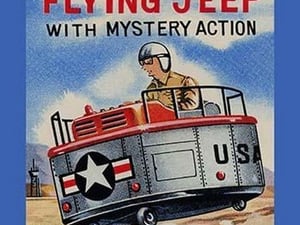 Battery Operated Flying Jeep with Mystery Action - Art Print
