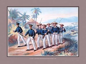 Armed Seamen by Werner - Art Print