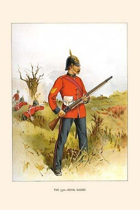 15th Royal Sussex by Walter Richards - Art Print