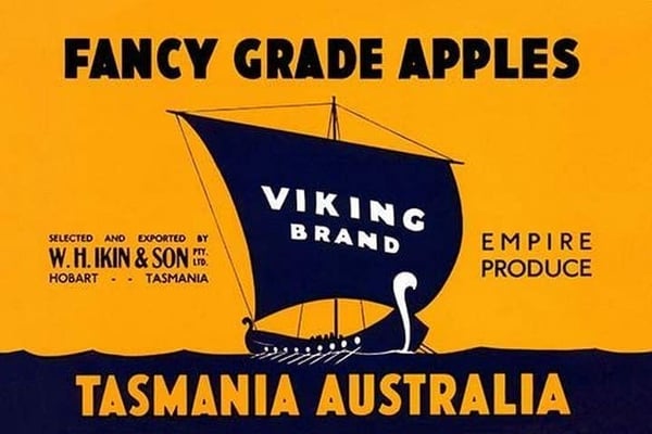 Viking Brand Fancy Grade Apples - Art Print