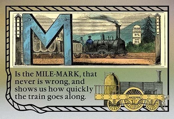 M is the Mile-Mark - Art Print