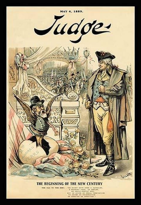 Judge Magazine: The Beginning of a New Century by Bernhard Gillam - Art Print