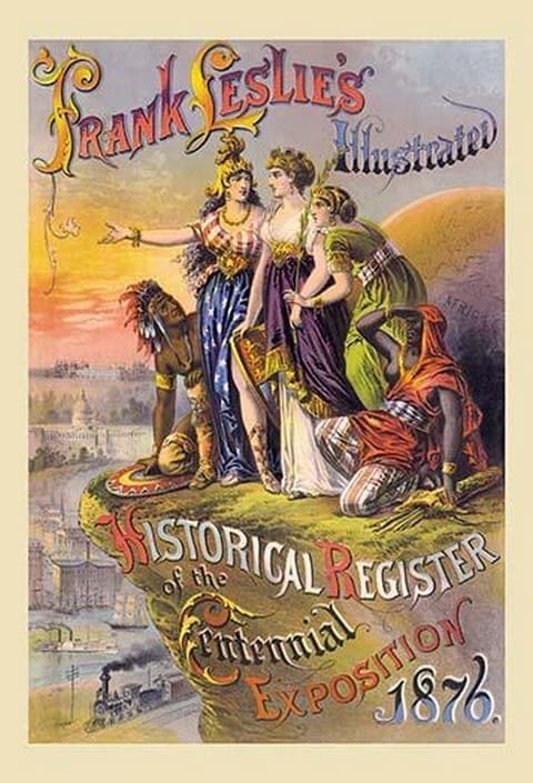 Frank Leslie's Illustrated Historical Register of the Centennial Exposition 1876 by FREE LIBRARY OF PHILADELPHIA - Art Print