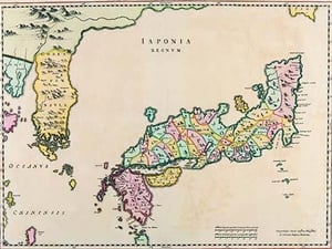 Japan & Korea by Joan Blaeu - Art Print
