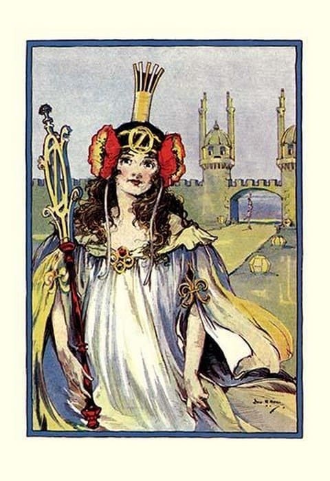The Princess of Oz by John R. Neill - Art Print