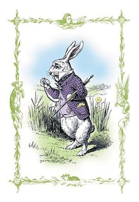 Alice in Wonderland: The White Rabbit by John Tenniel - Art Print