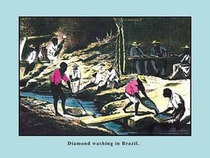 Diamond Washing in Brazil by John Howard Appleton - Art Print