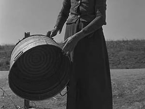 Contracting Grandmother by Dorothea Lange - Art Print