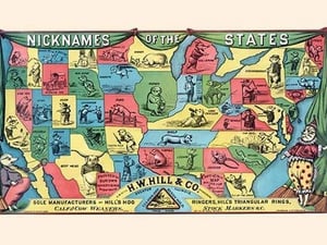 Nicknames of the States - Art Print