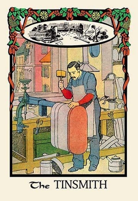 The Tinsmith by H.O. Kennedy - Art Print