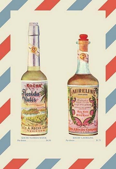 Koch's Florida Water and Laureline Face Lotion - Art Print