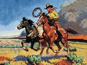 Danger in the West by Arthur Roy Mitchell - Art Print