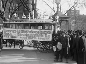 Woman's Suffrage Bus - Art Print