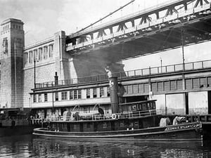Philadelphia's 1st Fireboat by FREE LIBRARY OF PHILADELPHIA - Art Print