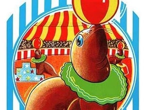 Balancing Circus Seal - Art Print