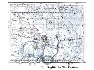 Sagittarius the Centaur by Alexander Jamieson - Art Print
