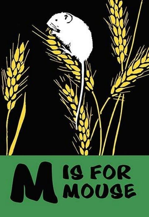M is for Mouse by Charles Buckles Falls - Art Print