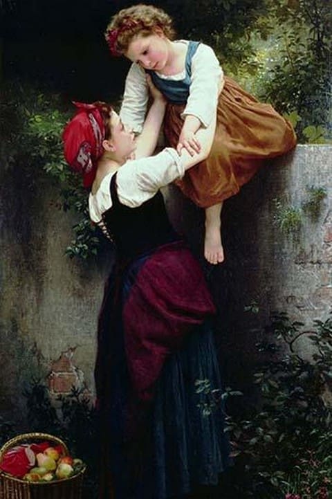 Petites Maraudeuses or Little Thieves by William Bouguereau - Art Print