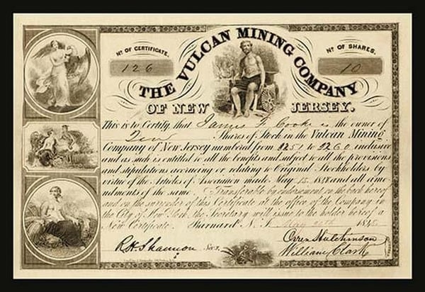 The Vulcan Mining Company - Art Print