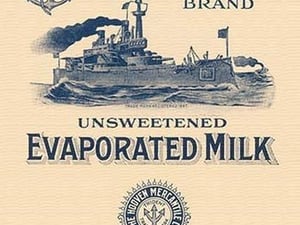 Battleship Brand Unsweetened Evaporated Milk #2 - Art Print