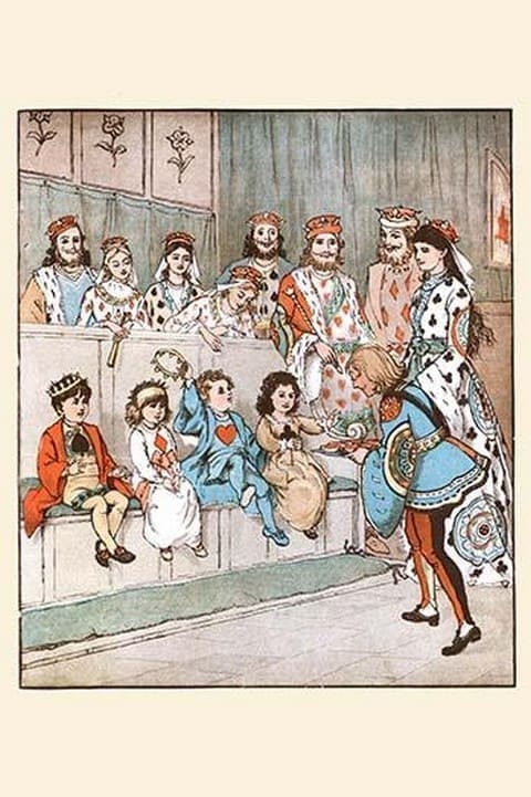 The Knave of Hearts brought back those tarts by Randolph Caldecott - Art Print