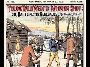Wild West Weekly: Young Wild West's Mirror Shot - Art Print