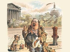 Judge: The Political Orphan by Bernhard Gillam - Art Print