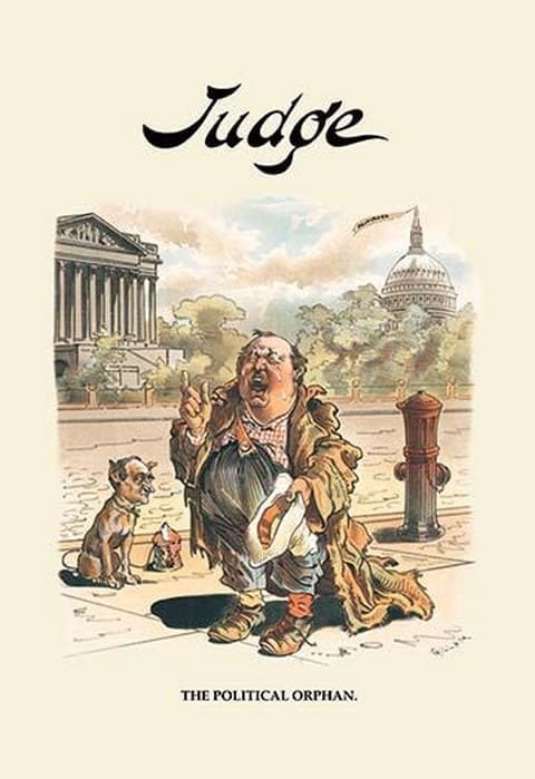 Judge: The Political Orphan by Bernhard Gillam - Art Print