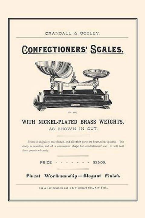 Confectioners' Scales - Art Print