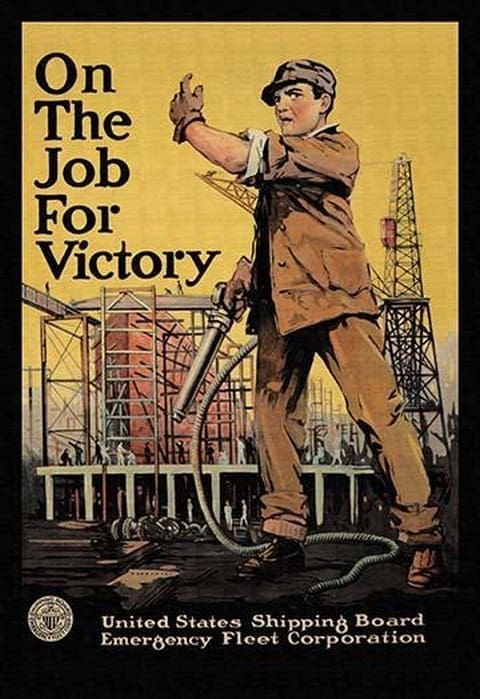 On the Job for Victory - Art Print
