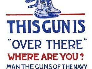 This gun is 'over there'--Where are you? Man the guns of the Navy--Get in the game!--Enlist. - Art Print
