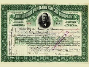 The Edison Portland Cement Company - Art Print
