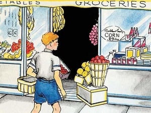 A Trip to the Grocery Store by Julia Letheld Hahn - Art Print