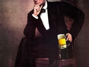 4 Beers & 4000 years ago by Wilbur Pierce - Art Print